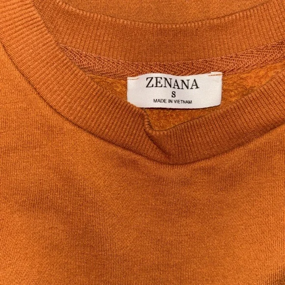 Zenana Star Pattern Fleece Crew Neck Sweatshirt & Joggers  Set, Size S - Picture 15 of 17